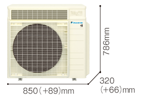 4.0（200V）～6.3kW カラー：ホワイト（5Y 7.5/1）